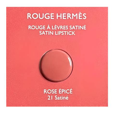 rouge hermes 21 rose epice